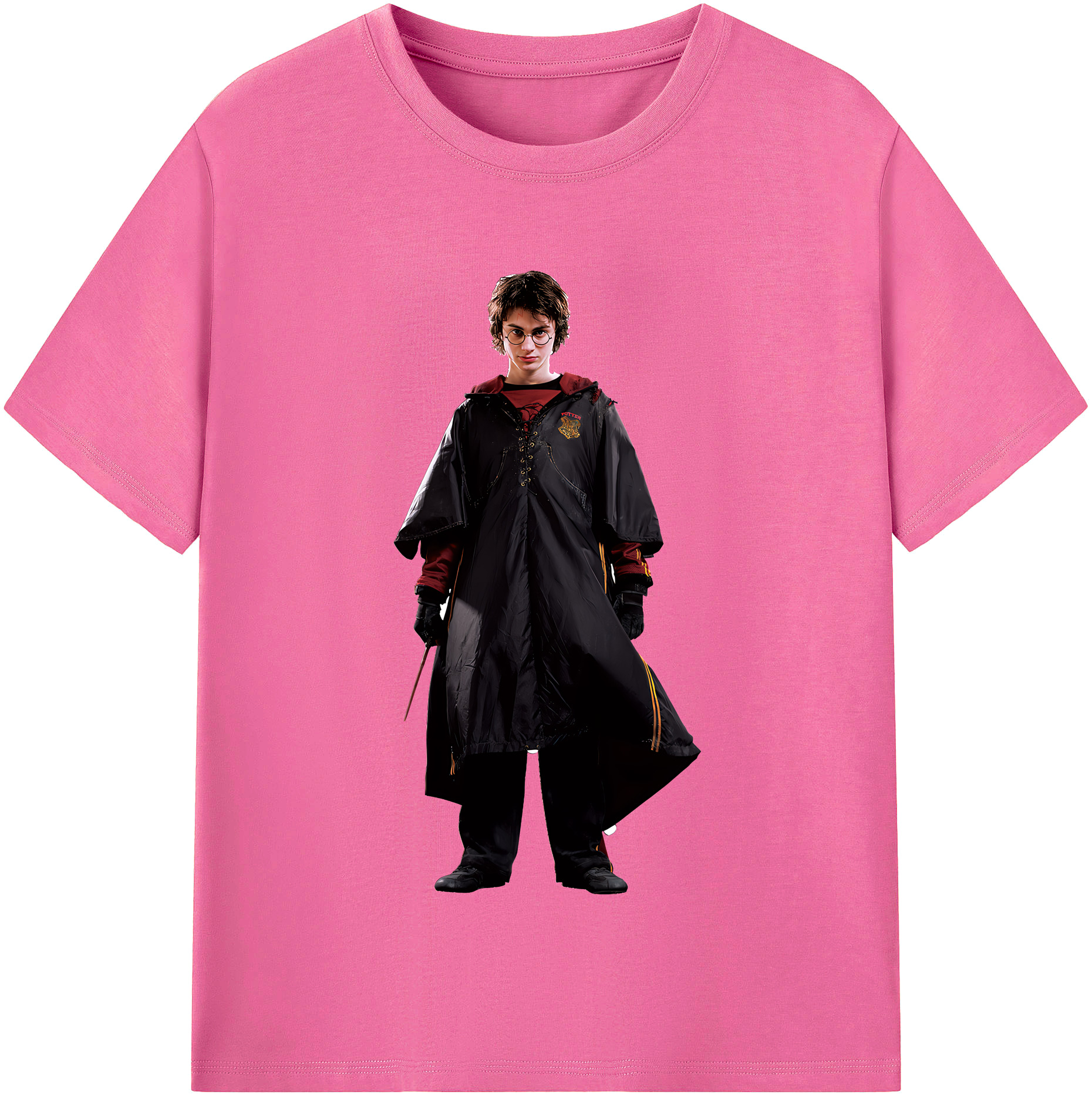 （画像用） Harry Potter ハリー・ポッターシリーズ レディースカジュアルプリントTシャツ（綿100％）